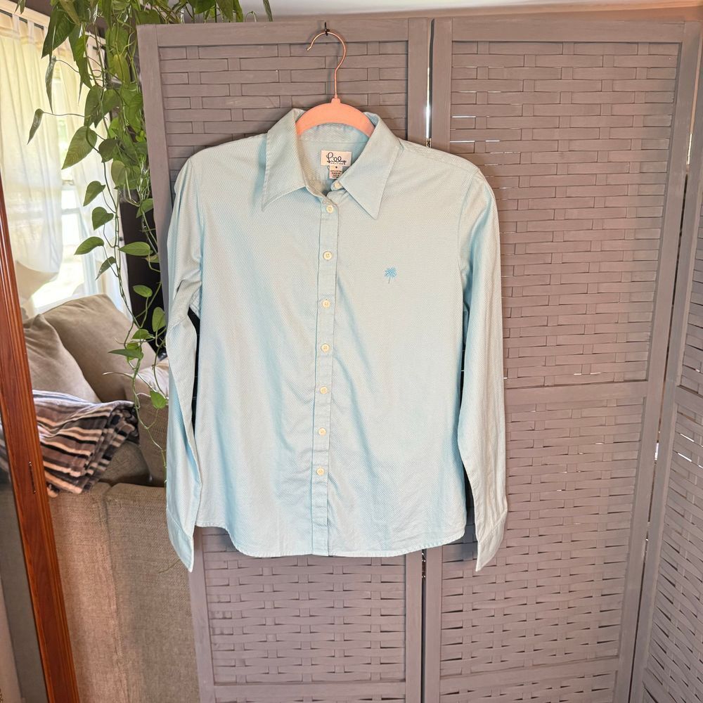 Lilly‎ Pulitzer, 100% Cotton, Embroidered Palm, Size 8